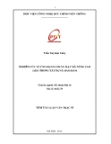 LUẬN VĂN THẠC SĨ NGHIÊN CỨU VỀ ỨNG DỤNG CHUẨN MẬT MÃ NÂNG CAO (AES) TRONG XÂY DỰNG HÀM BĂM