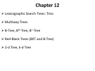 Data Structures and Algorithms - Chapter 12: Multiway trees
