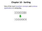 Data Structures and Algorithms - Chapter 10: Sorting