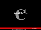 Using SQL*Plus