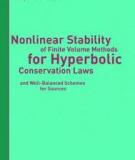 Nonlinear Stability of Finite Volume Methods for Hyperbolic Conservation Laws: and Well-Balanced Schemes for Sources