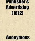 Publisher's Advertising (1872)