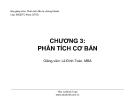 CHƯƠNG 3: PHÂN TÍCH CƠ BẢN