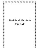 Tìm hiểu về tiêu chuẩn Việt GAP