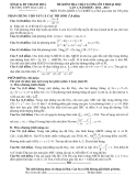 ĐỀ KIỂM TRA CHẤT LƯỢNG ÔN THI ĐẠI HỌC LẦN 1, NĂM HỌC: 2012 - 2013 MÔN TOÁN, KHỐI A VÀ KHỐI A1