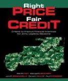Right price fair credit criteria to improve financial incentives for army logistics decisions
