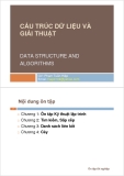 BÀI GIẢNG CẤU TRÚC DỮ LIỆU VÀ GIẢI THUẬT DATA STRUCTURE AND ALGORITHMS