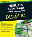 HTML, CSS & JavaScript® Mobile Development FOR DUMmIES