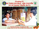 An toàn khi mua vận chuyển thuốc bảo vệ thực vật  ( Nguyễn Văn Thiệu)