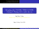  Chương 2 : Phương trình vi phân - Ngô Mạnh Tường 