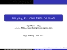 Bài giảng phương trình vi phân ( Ngô Mạnh Tường ) - Chương 1