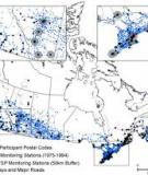 Spatiotemporal air pollution exposure assessment for a Canadian population-based lung cancer case-control study