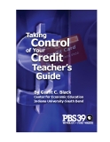 Taking   Control of Your   Credit   Teacher’s     Guide