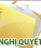 Nghị quyết số 25/2012/NQ-HĐND