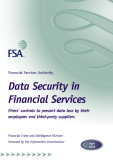 Financial Services Authority Data Security in Financial Services