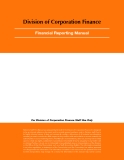 Division of Corporation Finance - Financial Reporting Manual 