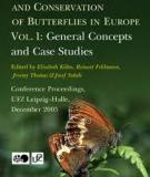 STUDIES ON THE ECOLOGY AND CONSERVATION OF BUTTERFLIES IN EUROPE: Vol. 1: General Concepts and Case Studies