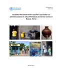 Combined household water treatment and indoor air  pollution projects in urban Mambanda, Cameroon and rural  Nyanza, Kenya 