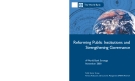 Reforming Public Institutions and Strengthening Governance: A World Bank Strategy November 2000