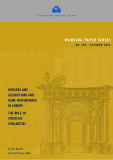 WORKING PAPER SERIES NO. 398 / OCTOBER 2004: MERGERS AND  ACQUISITIONS AND  BANK PERFORMANCE  IN EUROPE THE ROLE OF  STRATEGIC  SIMILARITIES