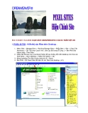 DREAWEAVER 8 - Pixel sites hiệu chỉnh site