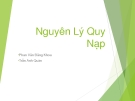 Nguyên lí quy nạp