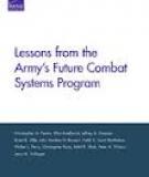 Lessons from the Army's Future Combat Systems Program