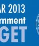 The   Department of Commerce Budget in Brief Fiscal Year 2013