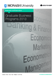 Business and Economics Graduate Business  Programs 2013