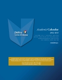 2012–2013   Academic Calendar: Calgary  edition devry institute of technology undergraduate education on campus and online