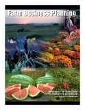 University of Maryland Cooperative Extension: Farm Business Planning