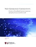Next Generation Connectivity: A review of broadband Internet transitions and policy from around the world