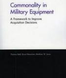 Commonality in Military Equipment