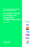 New Jnches Sustainability Issues Working Group An Insider’s Guide to Finance and Accounting in Higher Education
