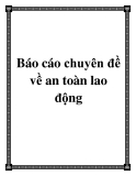 Báo cáo chuyên đề về an toàn lao động