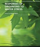 RESPONSES OF ORGANISMS TO WATER STRESS