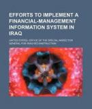 EFFORTS TO IMPLEMENT A FINANCIAL- MANAGEMENT INFORMATION SYSTEM IN IRAQ