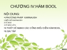 Bài giảng HÀM BOOL