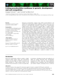 Báo cáo khoa học: Linking pseudouridine synthases to growth, development and cell competition