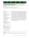 Báo cáo khoa học: New evidence for the role of calcium in the glycosidase reaction of GH43 arabinanases