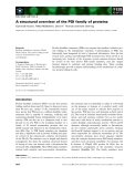 Báo cáo khoa học: A structural overview of the PDI family of proteins