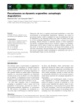 Báo cáo khoa học:  Peroxisomes as dynamic organelles: autophagic degradation