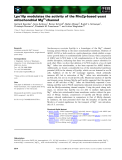 Báo cáo khoa học: Lpe10p modulates the activity of the Mrs2p-based yeast mitochondrial Mg2+channel