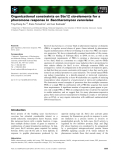 Báo cáo khoa học: Organizational constraints on Ste12 cis-elements for a pheromone response in Saccharomyces cerevisiae