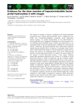 Báo cáo khoa học: Evidence for the slow reaction of hypoxia-inducible factor prolyl hydroxylase 2 with oxygen