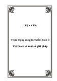 LUẬN VĂN:  Thực trạng công tác kiểm toán ở Việt Nam và một số giải pháp