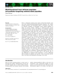 Báo cáo khoa học:  Multifunctional host defense peptides: intracellular-targeting antimicrobial peptides