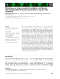 Báo cáo khoa học: Simultaneous improvement of catalytic activity and thermal stability of tyrosine phenol-lyase by directed evolution