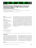 Báo cáo khoa học:  Multifunctional host defense peptides: functional and mechanistic insights from NMR structures of potent antimicrobial peptides