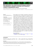 Báo cáo khoa học: Bax distribution into mitochondrial detergent-resistant microdomains is related to ceramide and cholesterol content in postischemic hearts